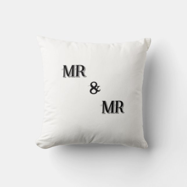 Mr & Mr cushion (Front)