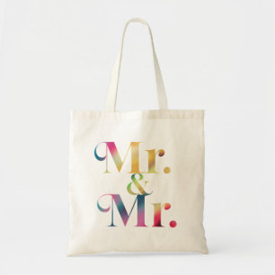 Mr. & Mr. Gay Bachelor Party Gay Marriage  Tote Bag