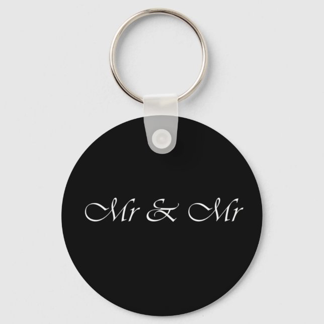 Mr & Mr Key Ring (Front)