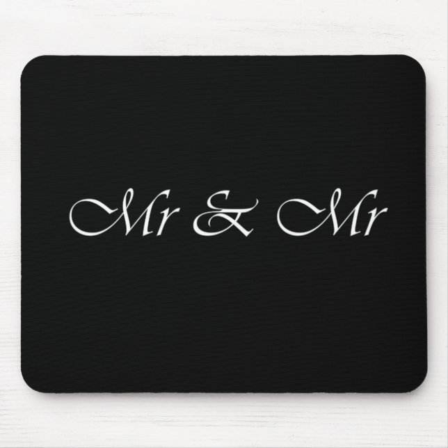 Mr & Mr Mouse Mat (Front)