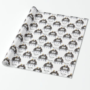 Mr. & Mr. Personalised Gay Wedding Gift Wrap