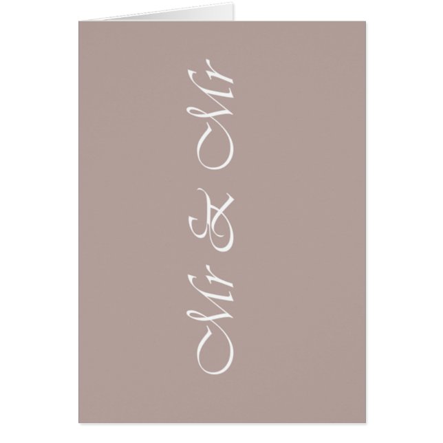 Mr & Mr Typography Beige (Front)