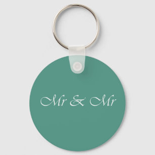 Mr & Mr Typography Key Ring