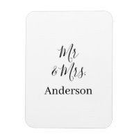 Mr & Mrs add family name date year wedding favour