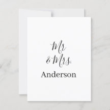 Mr & Mrs add family name date year wedding favour 