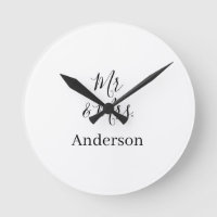 Mr & Mrs add family name date year wedding favour