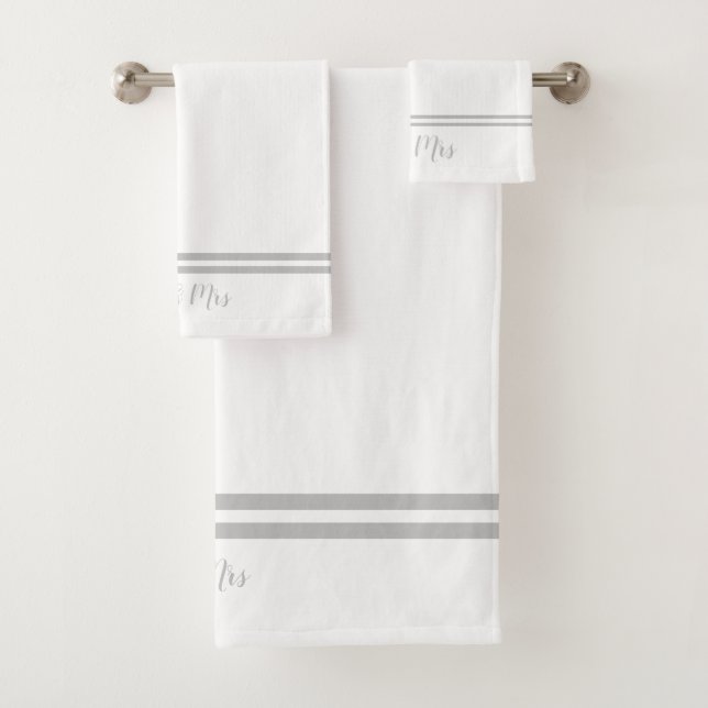 Mr & Mrs Bath Towel Set (Insitu)