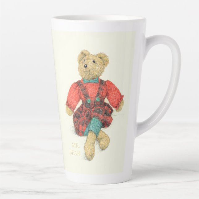 MR. & MRS. BEAR Tall Latte Mug (Right)