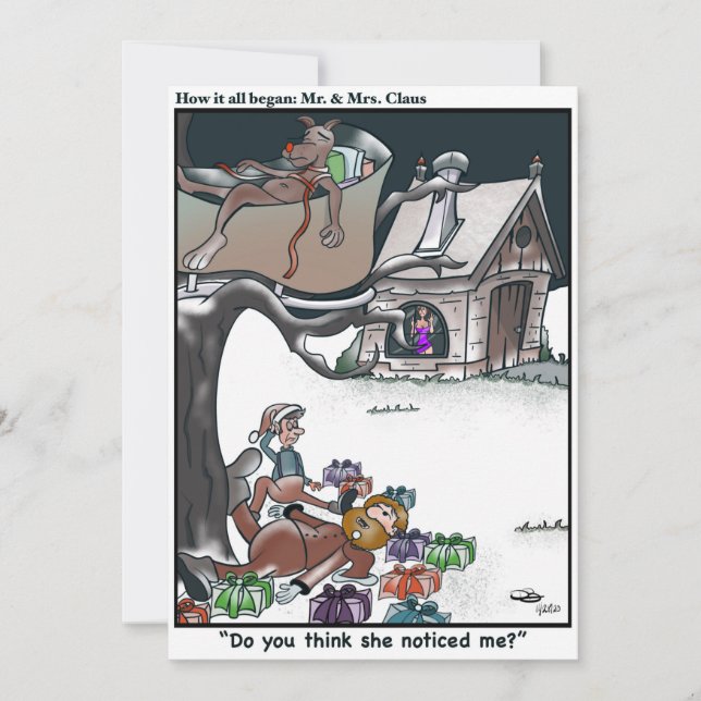 Mr. & Mrs. Claus Holiday Card (Front)