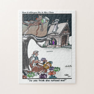 Mr. & Mrs. Claus How it All Began Jigsaw Puzzle