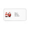 Mr. & Mrs. Claus Personalised Return Address Label