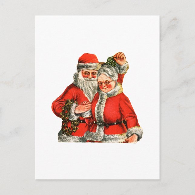 Mr. & Mrs. Claus Postcard (Front)