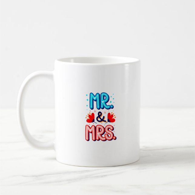 mr & mrs coffee mug (Left)