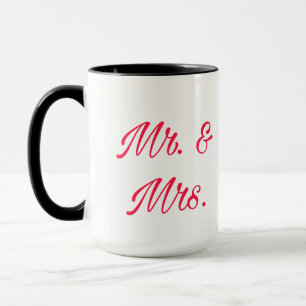 Mr. & Mrs. Couple Mug – Romantic Gift