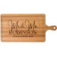 Mr & Mrs Elegant Cherry Wood Cutting Board
