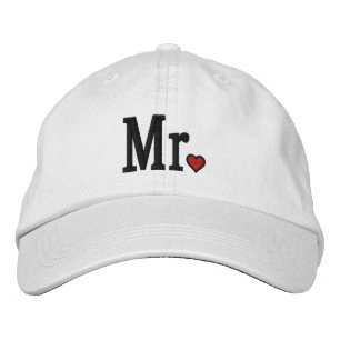 Mr & Mrs Embroidery Embroidered Cap