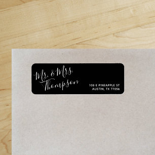Mr. & Mrs.   Everyday Modern   Grey Return Address