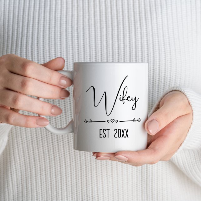 Mr Mrs Hubby Wifey Newlywed Couples Wedding Mug (Creator Uploaded)