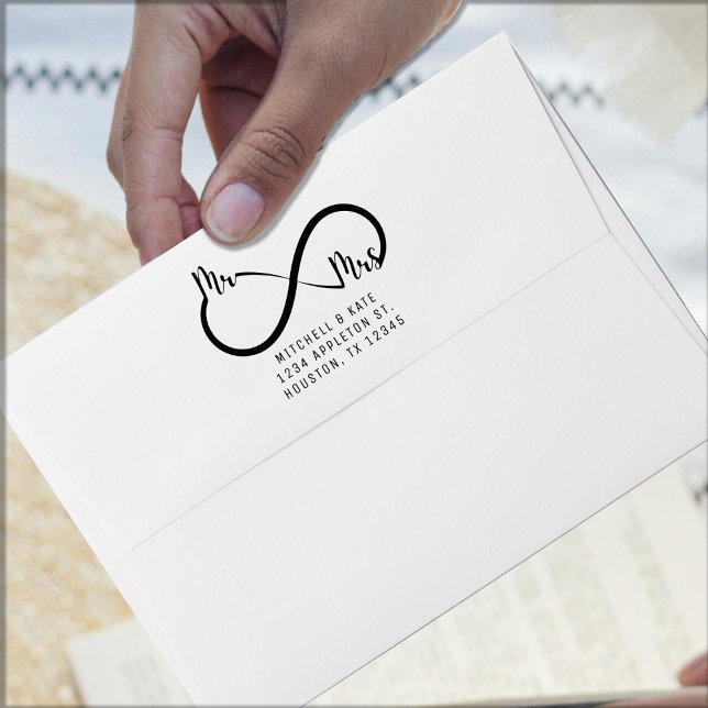Mr & Mrs Infinity Symbol Wedding Envelope (Mr & Mrs Infinity Symbol Wedding Envelope
)