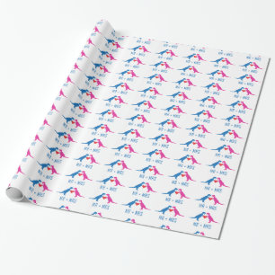 Mr+Mrs - Love Dinosaurs Wrapping Paper