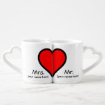 Mr. & Mrs. Lover's Coffee Cup Mugs<br><div class="desc"></div>