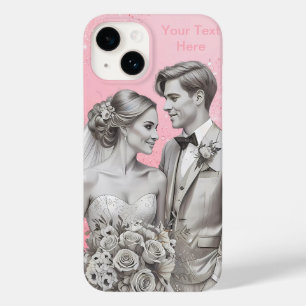 Mr & Mrs Loving Couple Just Married Gifts Case-Mate iPhone 14 Case