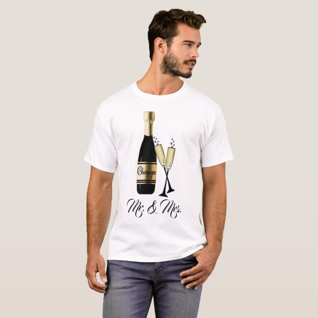 Mr. & Mrs. -  Men's Basic T-Shirt (Front Full)
