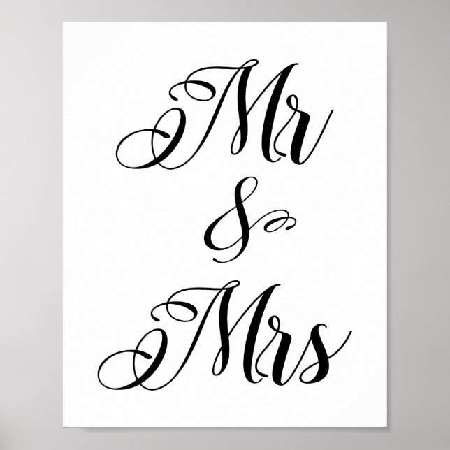 Mr & Mrs, Mister And Misses Poster (Front)