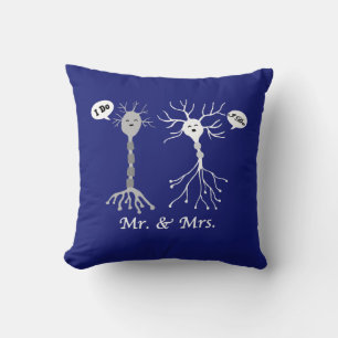 Mr. & Mrs. Neuron Cushion
