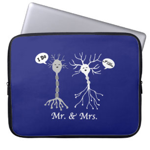 Mr. & Mrs. Neuron Laptop Sleeve