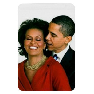 MR. & MRS. OBAMA MAGNET
