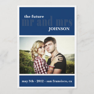 MR. & MRS Save the date Invitation