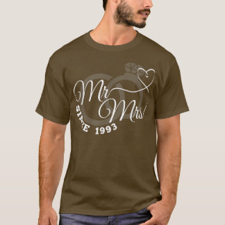 Mr & Mrs Since 199329th Wedding Anniversary Matchi T-Shirt