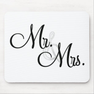 Mr. & Mrs. Unique Items Mouse Mat