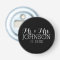 Mr & Mrs Wedding Favours Solid Colour Black