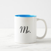 Mr mug - 1/2 part of Mr & Mrs mug set