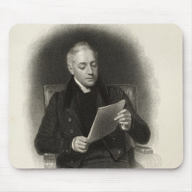 Mr. Murray, publisher of Lord Byron's works Mouse Mat (Front)