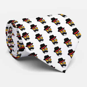 Mr Mustach skull Tie