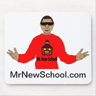 Mr. New-School Mouse Pad
