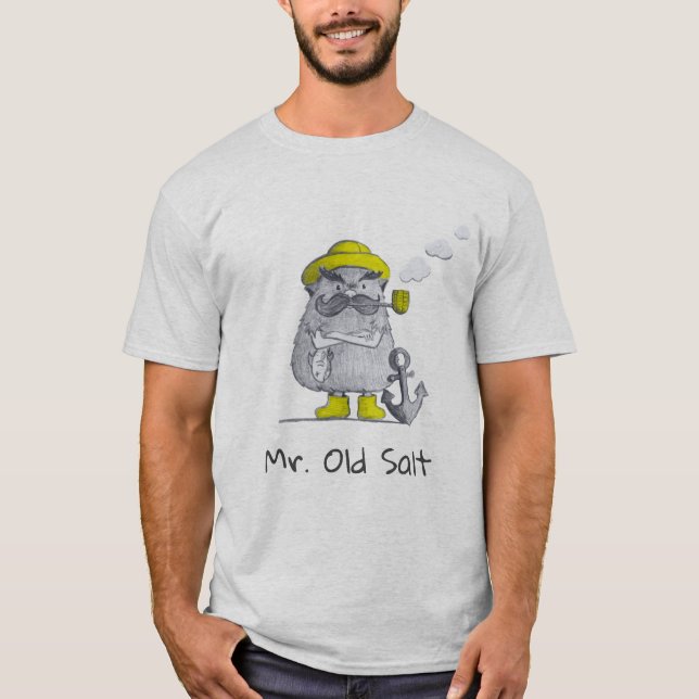 Mr Old Salt Monster/ Personalised T-Shirt (Front)