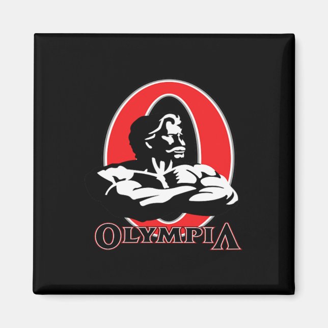 Mr Olympia Bodybuilding Fitness Gym  Magnet (Front)