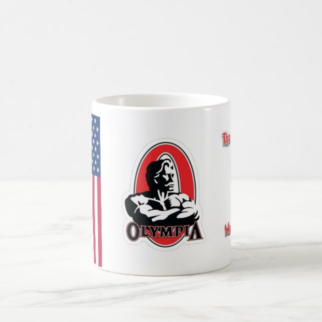 Mr Olympia mug with USA flag 🇺🇸 (Center)