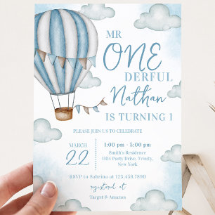Mr. Onderful Birthday Invitation