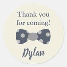 Mr One derful navy and grey bow tie