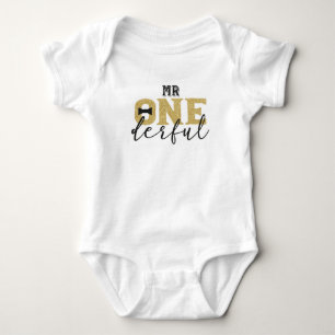 Mr Onederful 1st Birthday Bodysuit
