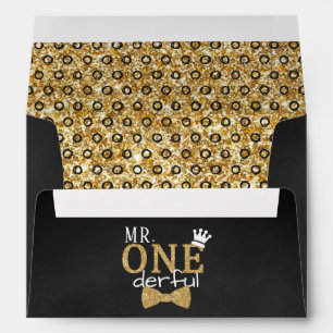 Mr. ONEderful 1st Birthday Envelope