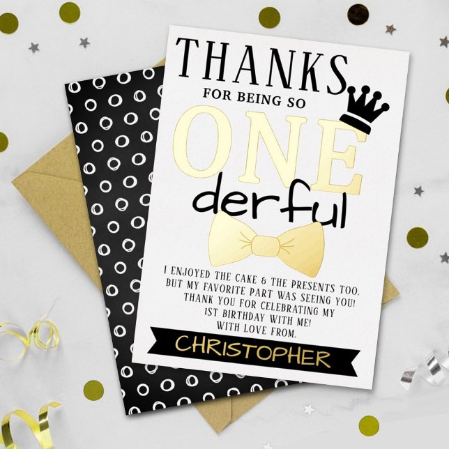 Mr. ONEderful 1st Birthday Thank You Real (Creator Uploaded)