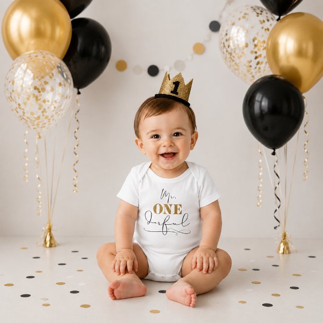 Mr. Onederful Baby Bodysuit (Mr. Onederful Baby Bodysuit)