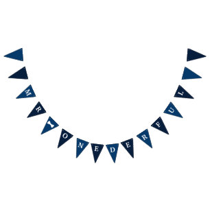 Mr. Onederful Birthday Banner