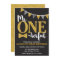 Mr. ONEderful Birthday Invitation | Black and Gold